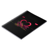 Liebe im Dunkelheit-Spiral-Notebook Notizblock (Linke Seite)