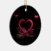 Liebe im Dunkeln Keramik Ornament (Rechts)