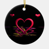 Liebe im Dunkeln Keramik Ornament (Vorne)