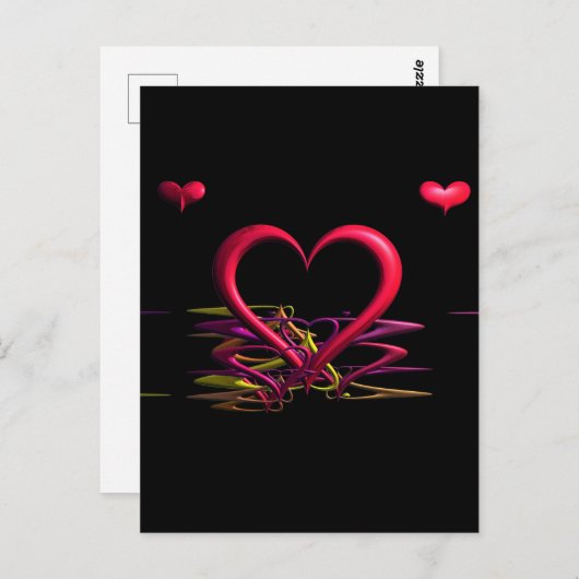 Liebe im Dunkeln Postkarte (Vorne/Hinten)