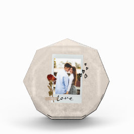 Liebe im eleganten Foto mit Herz