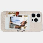 Liebe im eleganten Foto mit Herz Case-Mate iPhone Hülle (Rückseite (Horizontal))