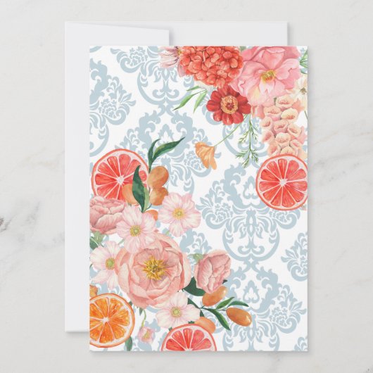 Liebe im ersten Brautparty von Spritz Einladung (Rückseite)