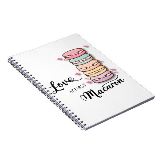 Liebe im ersten Macaron Journal Notizblock (Rechte Seite)