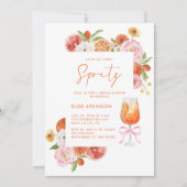 Liebe im ersten Spritz-Brautparty Einladung (Vorderseite)