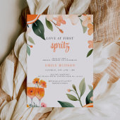 Liebe im ersten Spritz-Brautparty Einladung