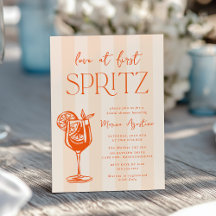 Liebe im ersten Spritz-Brautparty