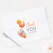 Liebe im ersten Spritz Brautparty Gefallen Sticker (Umschlag)