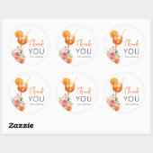 Liebe im ersten Spritz Brautparty Gefallen Sticker (Blatt)