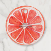 Liebe im ersten Spritz-Brautparty Geschenkanhänger (Rückseite)