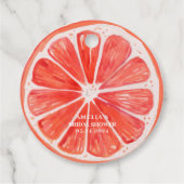 Liebe im ersten Spritz-Brautparty Geschenkanhänger (Rückseite)