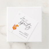 Liebe im ersten Spritz-Brautparty Geschenkanhänger (Beispiel)