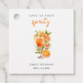 Liebe im ersten Spritz-Brautparty Geschenkanhänger