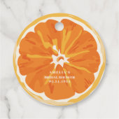 Liebe im ersten Spritz-Brautparty Geschenkanhänger (Rückseite)