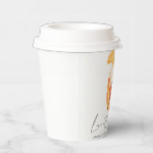 Liebe im ersten Spritz-Brautparty Pappbecher (Rechts)