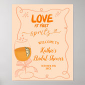 Liebe im ersten Spritz-Brautparty Poster (Vorne)
