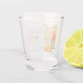 Liebe im ersten Spritz-Brautparty Schnapsglas (Rückseite)