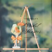 Liebe im ersten Spritz Brautparty Willkommen Acrylschild (Neutral)