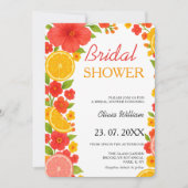 Liebe im ersten Spritz Citrus Orange Brautparty Einladung (Vorderseite)