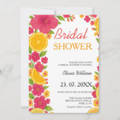 Liebe im ersten Spritz Citrus Orange Brautparty Einladung (Vorderseite)