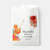 Liebe im ersten Spritz Citrus Orange Brautparty Geschenktütchen (Vorderseite)