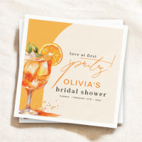 Liebe im ersten Spritz Orange Brautparty