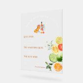 Liebe im ersten Spritz | Signaturentrink Acrylschild (Winkel)