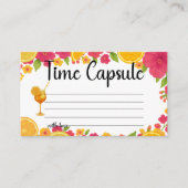 Liebe im ersten Spritz Time Kapsel Brautparty Begleitkarte (Vorderseite)