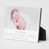 Liebe im First Sight Baby Foto Fotoplatte (Seite)