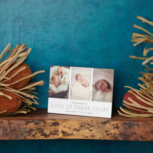 Liebe im First Sight Baby Foto Fotoplatte (Seite)