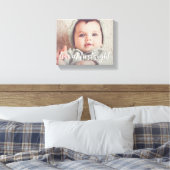Liebe im First Sight Baby Foto Leinwanddruck (Insitu (Schlafzimmer))