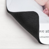 Liebe im First Sight Baby Foto Mousepad (Ecke)
