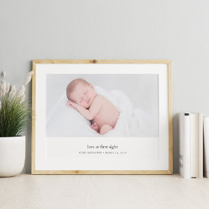 Liebe im First Sight Baby Foto Poster