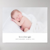 Liebe im First Sight Baby Foto Poster (Vorne)