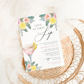 Liebe im First Sip Bright Cocktail Brautparty Einladung