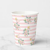 Liebe im First Sip Bright Cocktail Brautparty Pappbecher (Links)