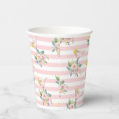 Liebe im First Sip Bright Cocktail Brautparty Pappbecher (Rechts)