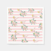 Liebe im First Sip Bright Cocktail Brautparty Serviette (Vorderseite)