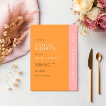 Liebe im First Spritz Modernes Brautparty