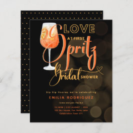 Liebe im First SPRITZ Modernes Orange Brautparty