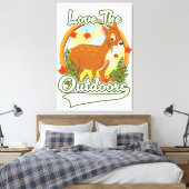 Liebe im Freien Leinwanddruck (Insitu (Schlafzimmer))