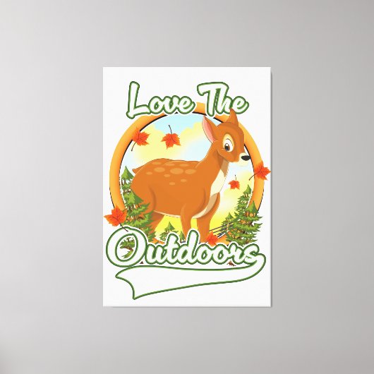 Liebe im Freien Leinwanddruck (Vorderseite)