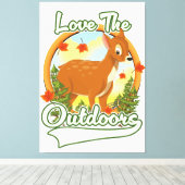 Liebe im Freien Leinwanddruck (Insitu (Holzboden))