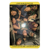 Liebe im Geburtstagsmagnet eines Aufstiegsrufs Magnet (Vertikal)