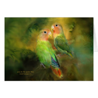 Liebe im goldenen Nebel ArtCard