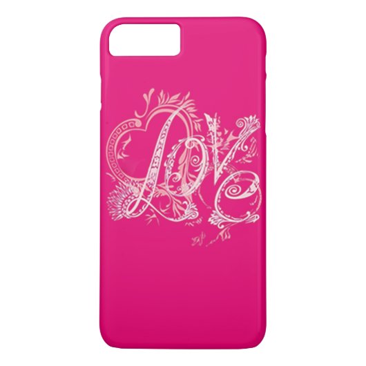 Liebe im heißes Rosa-Fall Case-Mate iPhone Hülle (Rückseite)