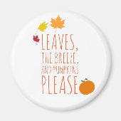 Liebe im Herbst Magnet (Vorne)