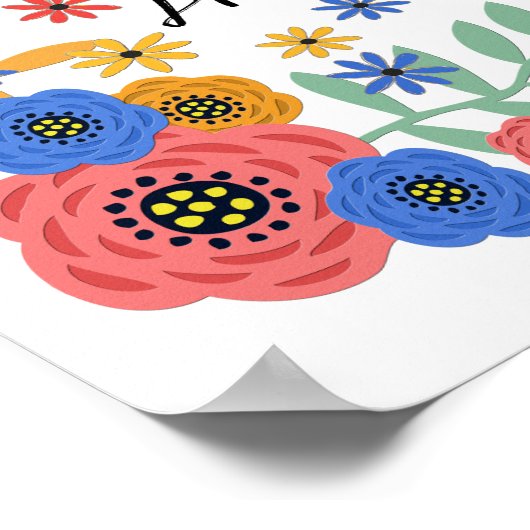 Liebe im Herzen behalten Poster (Ecke)