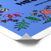 Liebe im Herzen behalten Poster (Ecke)