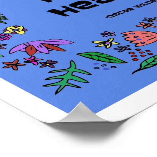 Liebe im Herzen behalten Poster (Ecke)